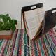 Magazine rack leather made by Brabantia 70 years