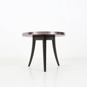 Table basse Tripot française vintage des années 1980, époque spatiale.