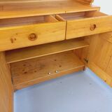 Charlotte Perriand Les Arcs vintage pine storage unit from the 60s 70s