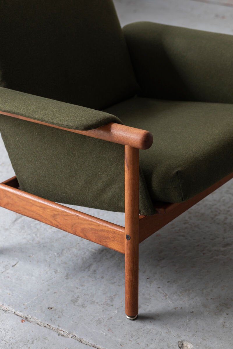 Wiki lounge chair by Illum Wikkelso, Denmark, 1960's