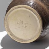 Stoneware vase with cracked decoration, louis-auguste dage, 1940s