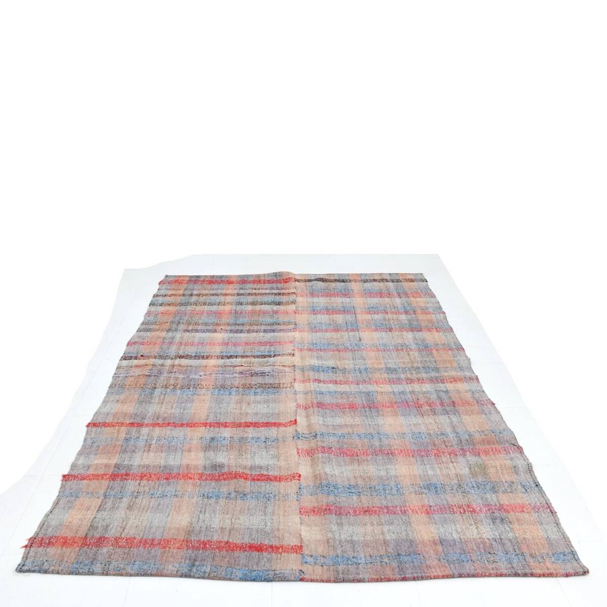 5x8 Shades Of Multicolor Handmade Kilim Rug, 160x258Cm