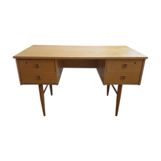 Vintage honey wood desk