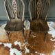 2 Windsor chairs