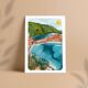 Illustration "Corsican cove" A4