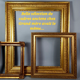 Canal frame in molded wood
