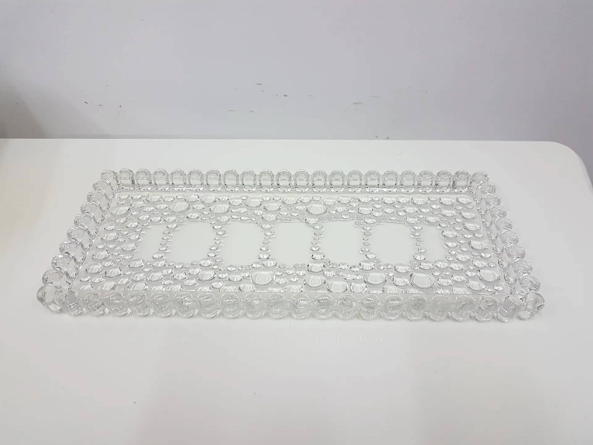 12-piece Bolero Bubble set, clear crystal glass, Walther Glas, Germany, 197