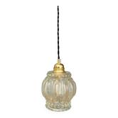 Vintage glass suspension globe