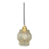 Suspension globe vintage en verre