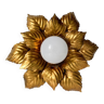 Applique fleur métal doré Masca