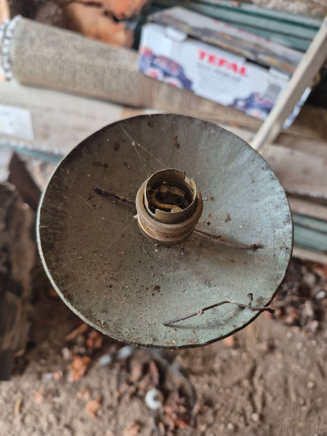 Wrought iron lamp post