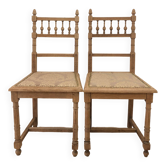 Pair of Henri II style chairs