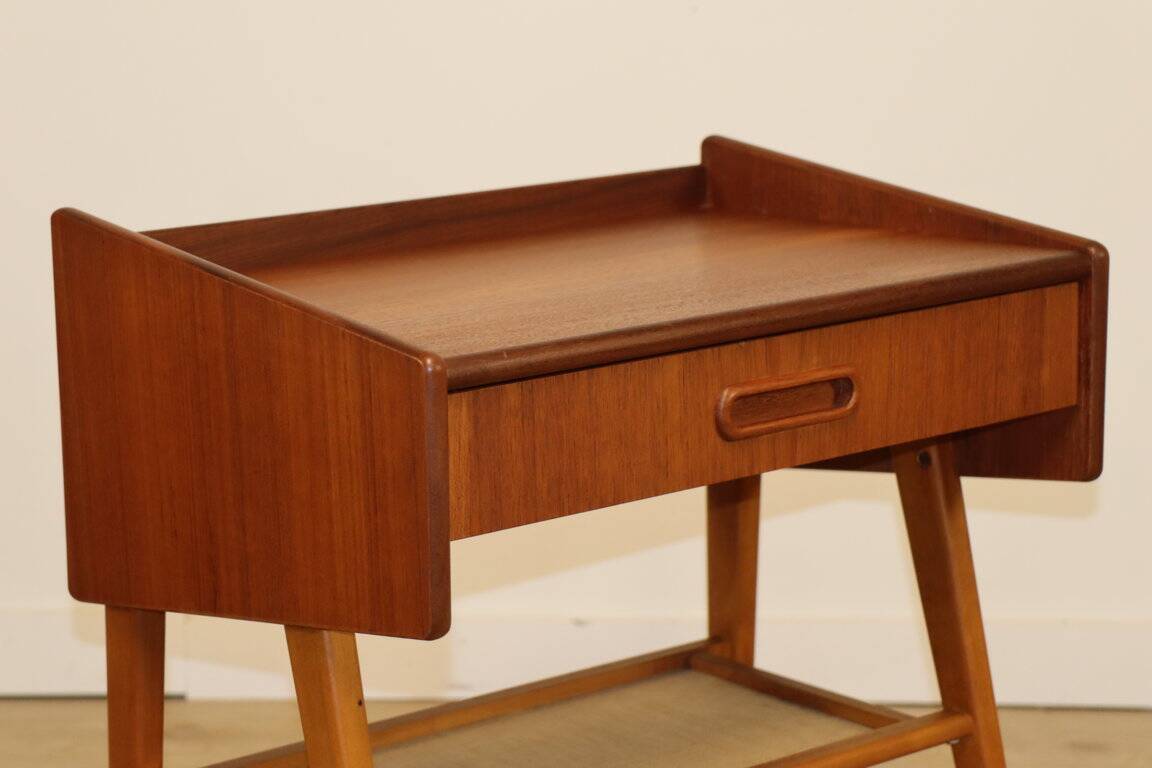 Scandinavian teak bedside table, 1960