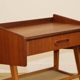 Scandinavian teak bedside table, 1960
