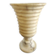 Pied de lampe en albatre