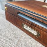 Wooden and brass box