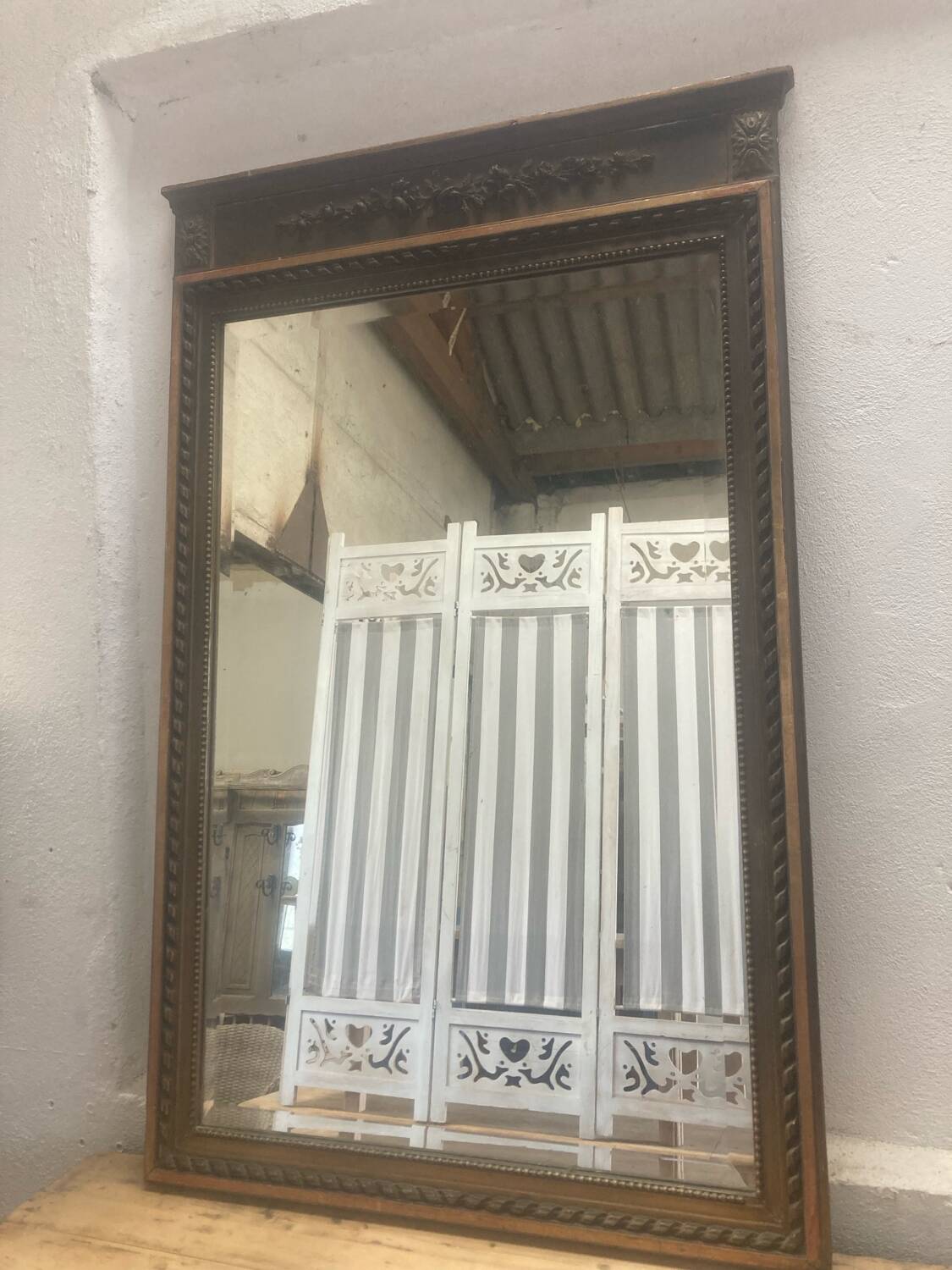 Chimney mirror trumeau