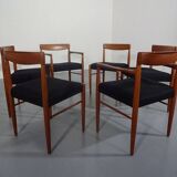Danish Teak Dining Chairs by H. W. Klein for Bramin, 1960s, Set of 6