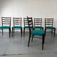 Mid-Century Modernist Danish Teak Dining Chairs 1950s, Set of 6