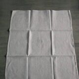 11 old damask napkins, monogrammed