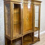 Vintage Bookcase with Brass, 1930s