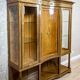 Vintage Bookcase with Brass, 1930s