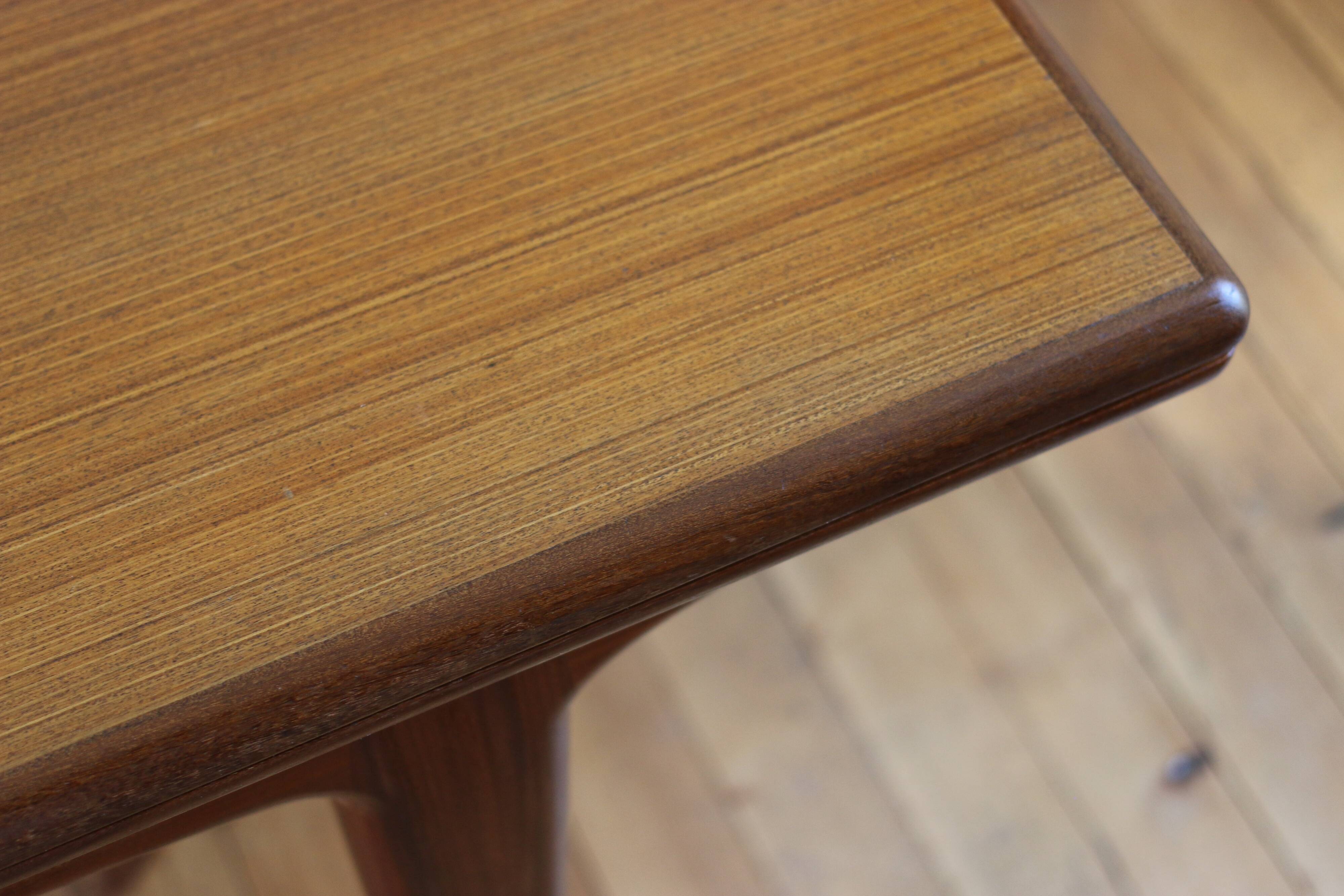 Vintage Scandinavian teak dining table, 1960s
