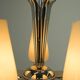 Rare Nickel-Plated Chandelier by Drukov, 1940s