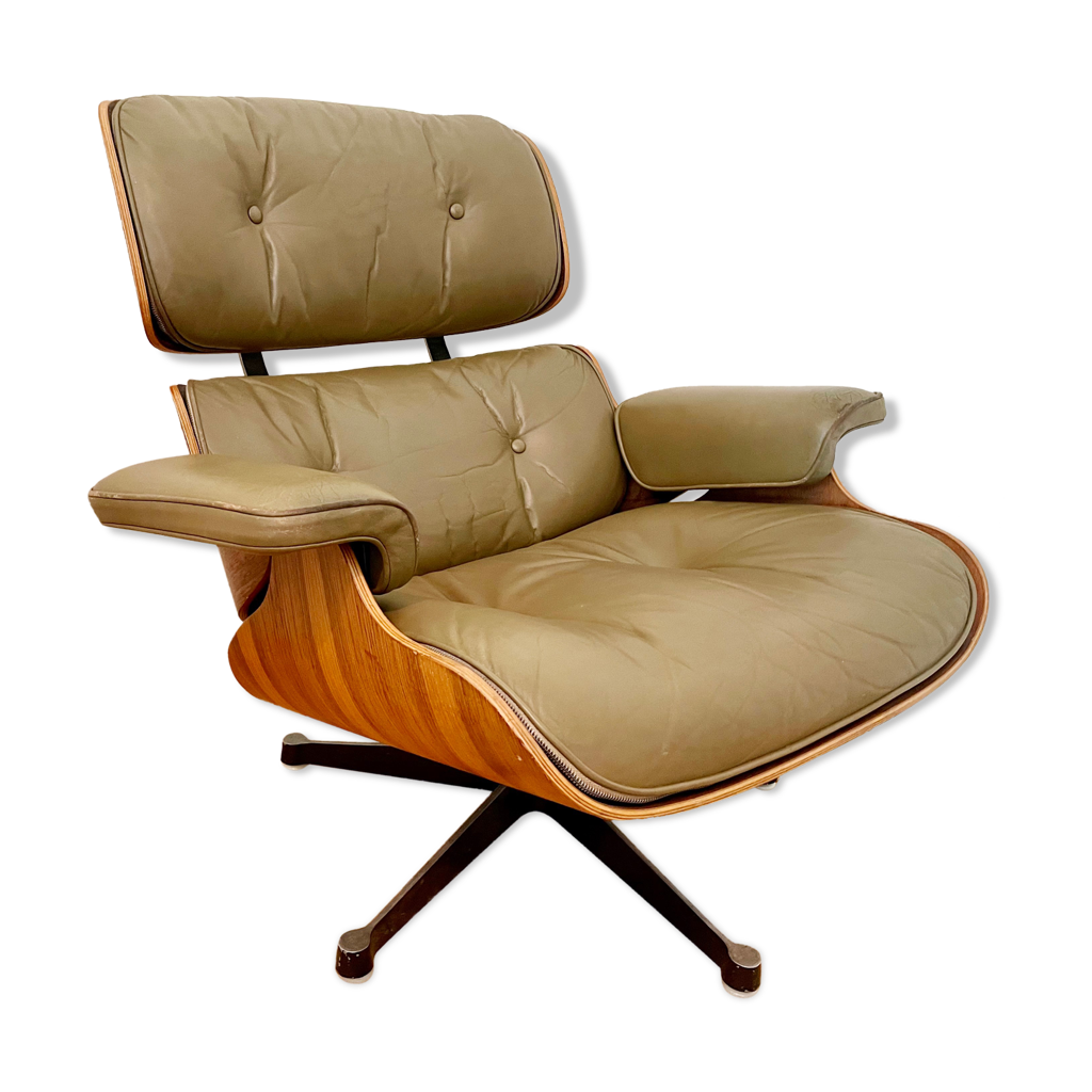 Fauteuil lounge chair Eames 1974 Selency