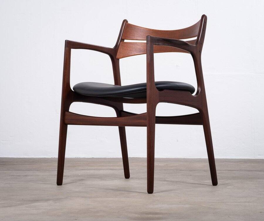 Teak Armchair attributed to Erik Buch for Christiansen Møbelfabrik, Denmark, 1960s