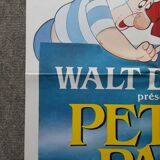 Affiche cinéma originale Walt Disney 1974 Peter Pan 60X160cm