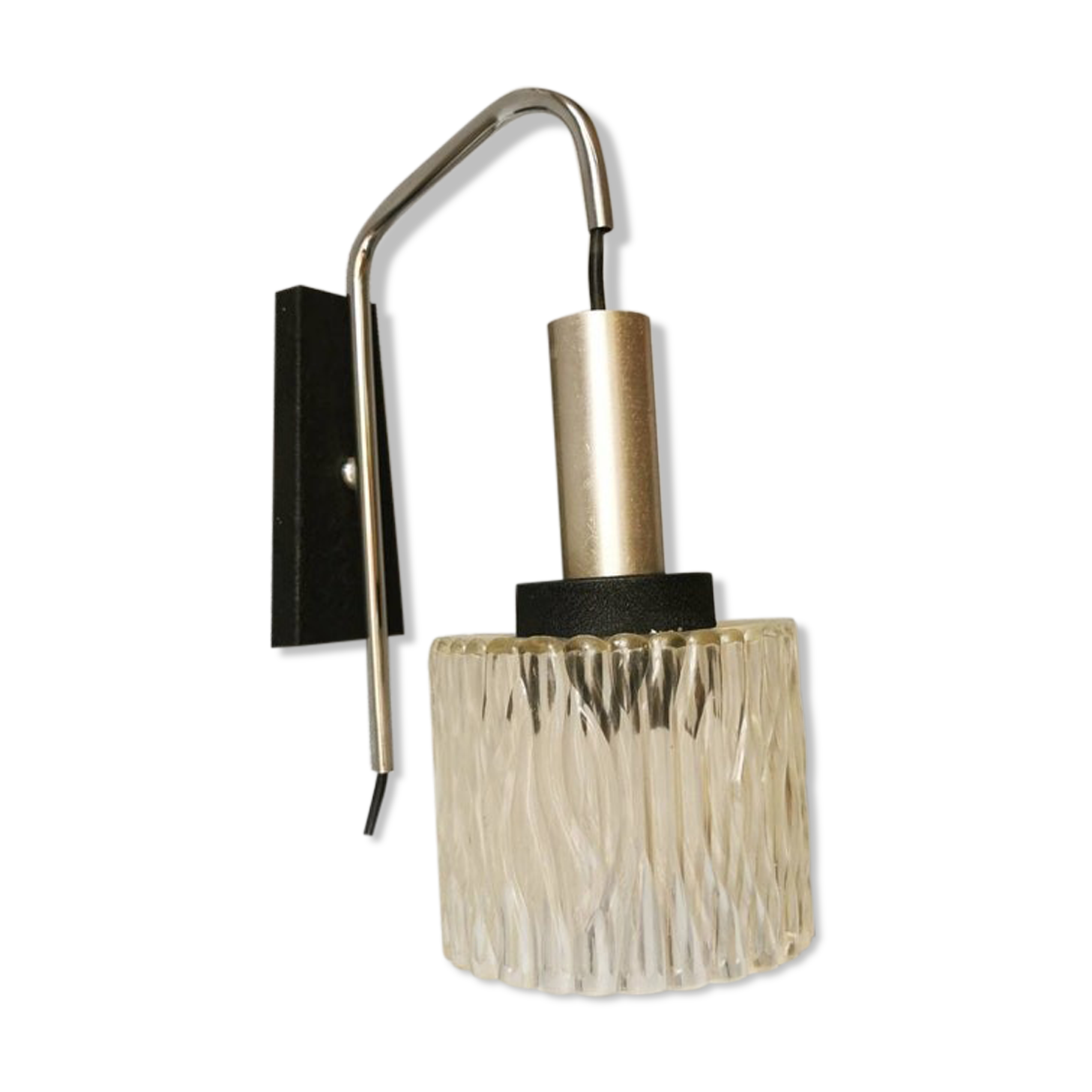 Fishing rod wall lamp, 1970s