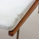 Minimalist 'Boomerang' lounge chair by Peter Hvidt & Orla Møgaard, Denmark