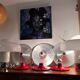 Modernist silver wall light(s)