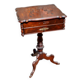 Napoleon III wooden compartment work cabinet Jewelry box