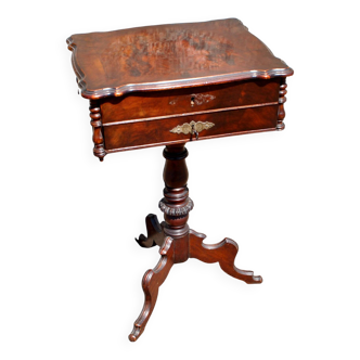 Napoleon III wooden compartment work cabinet Jewelry box