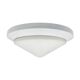 1980s Bahag round ceiling light made of glass and metal