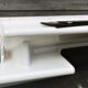 Space age shelf desk in white lay-glass fiber, circa 1970