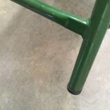 Green military stool