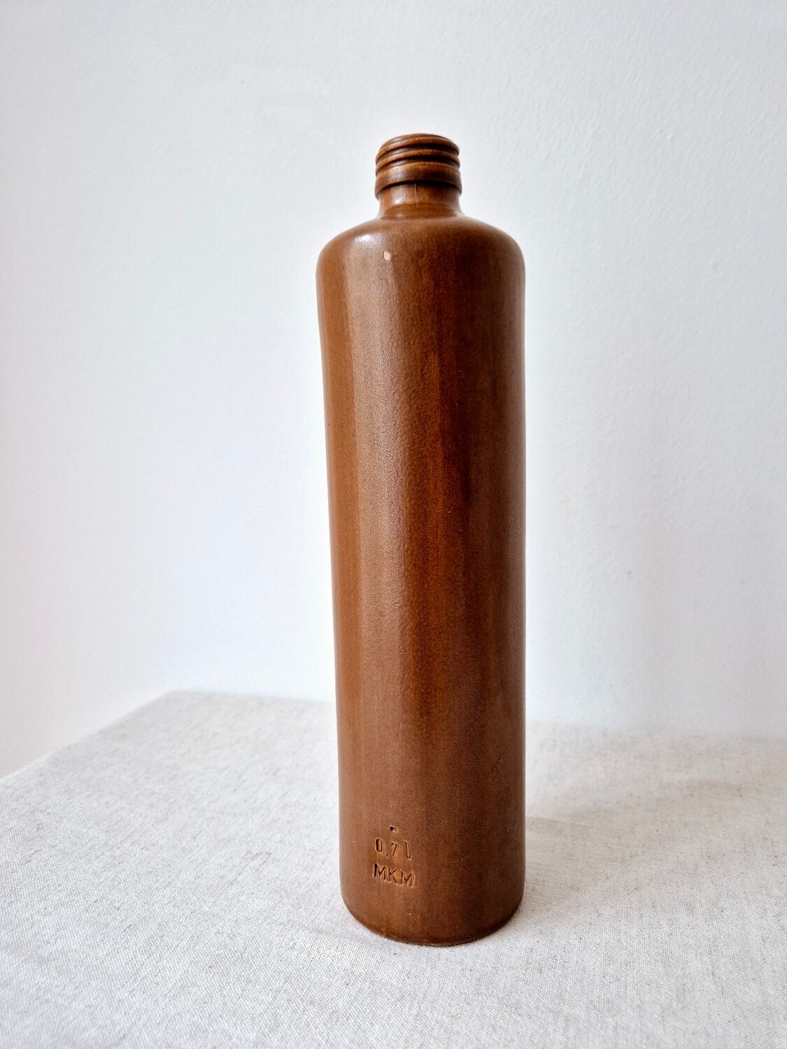 Stoneware bottle vase - MKM Vintage