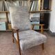 Pair of Scandinavian feet compasses armchairs