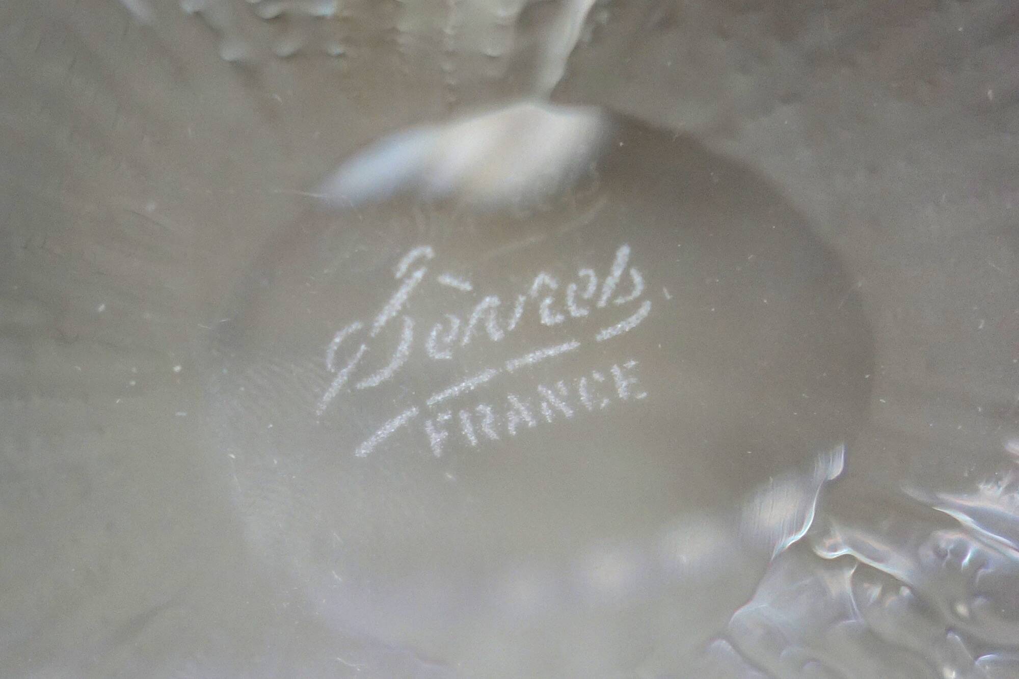 Crystal fruit salad service from Sèvres
