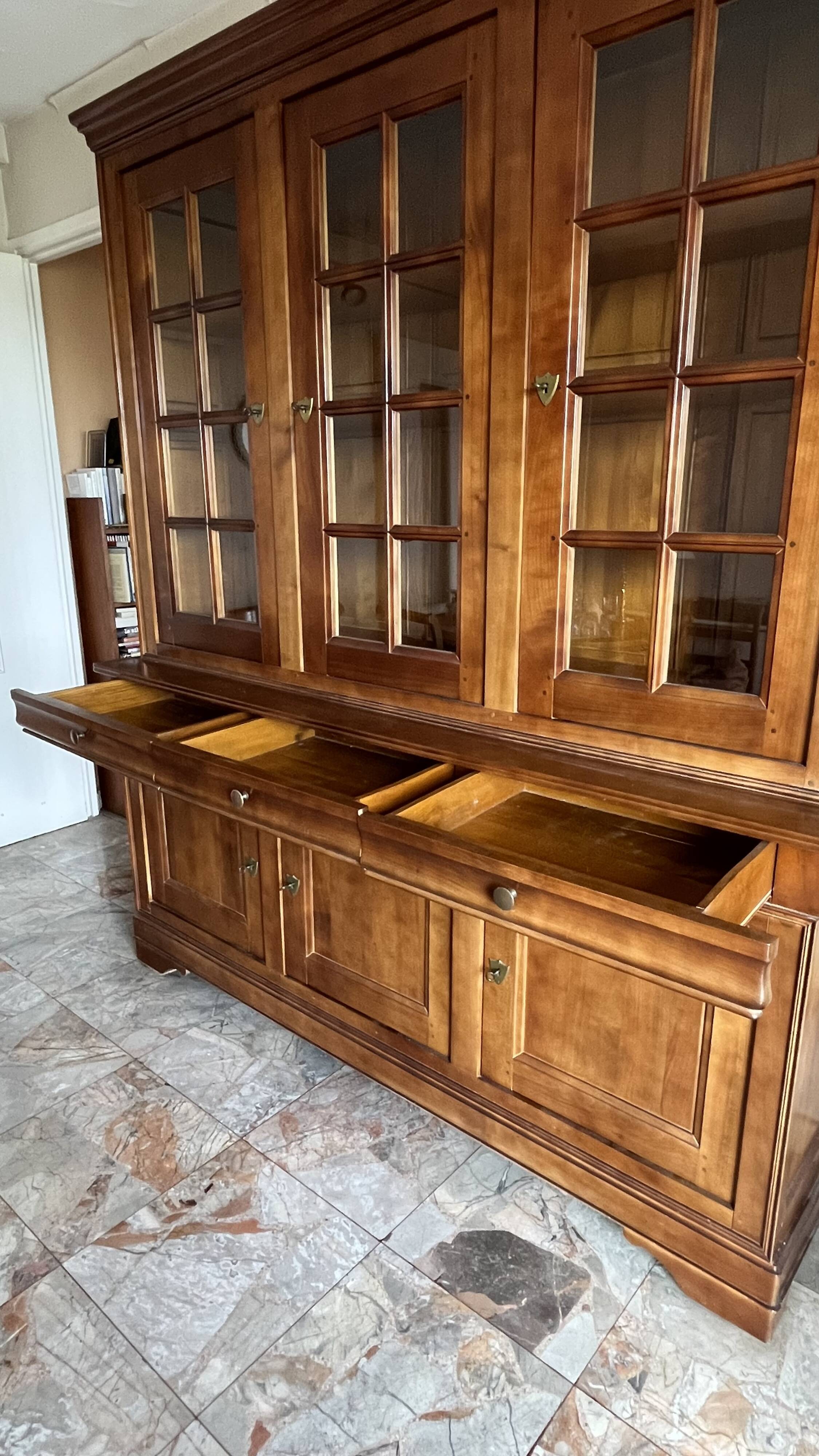 Louis Philippe style library buffet