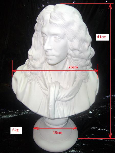 Bust Molière by Houdon