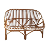 Rattan bench