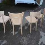 Series of 4 Baumann bistro chairs
