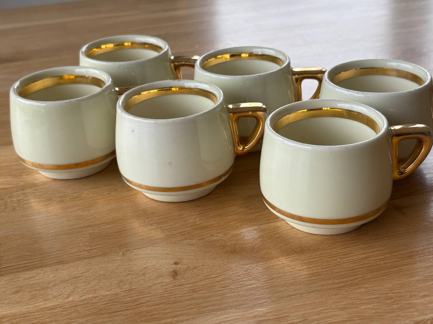 6 coffee cups from the 50s/60s
