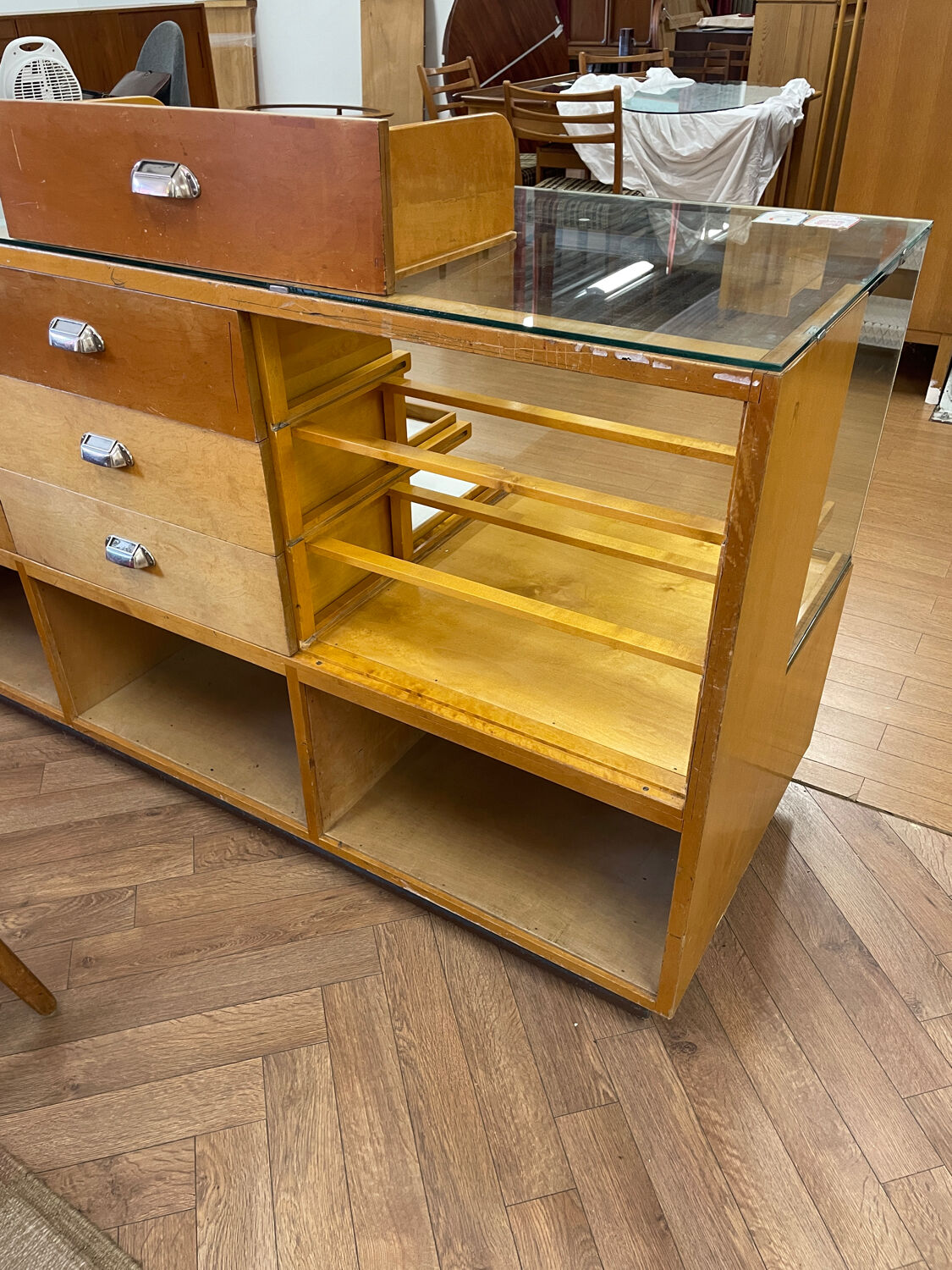 Trade counter furniture, Sweden, 1940