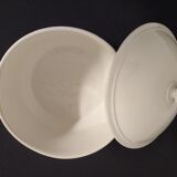 White earthenware soup