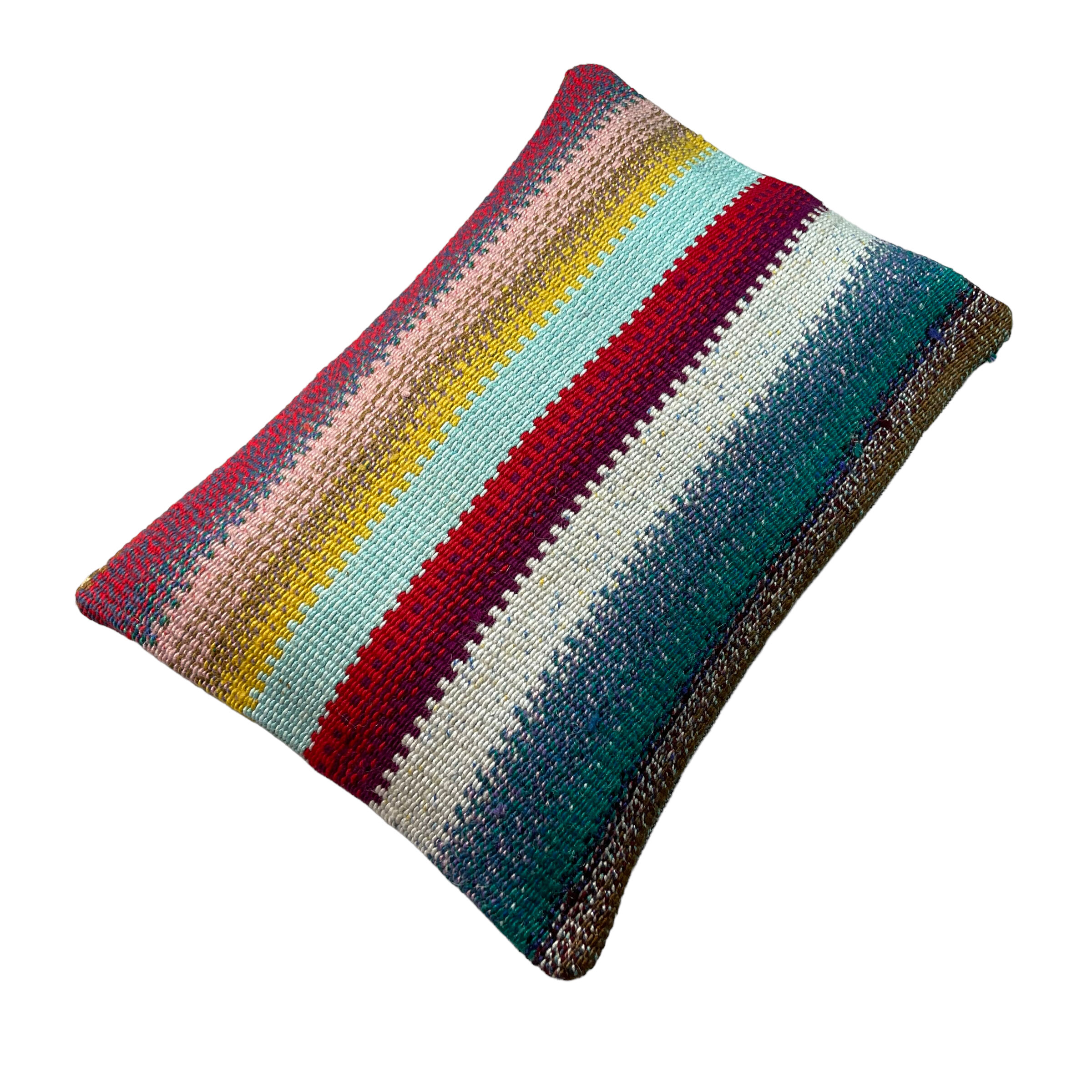 Vintage turkish handmade cushion cover , 30 x 50 cm